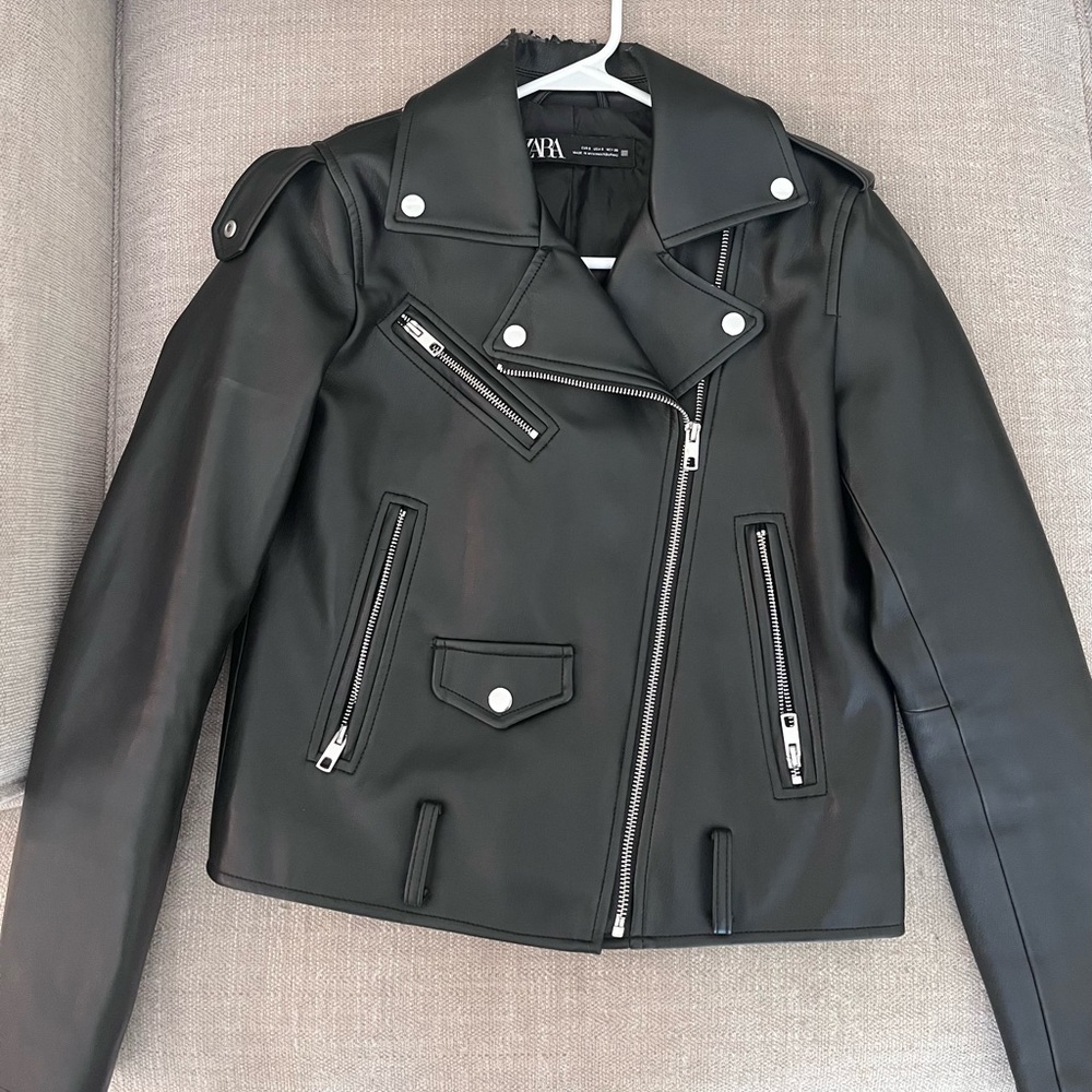 Leather jacket from ZARA size small